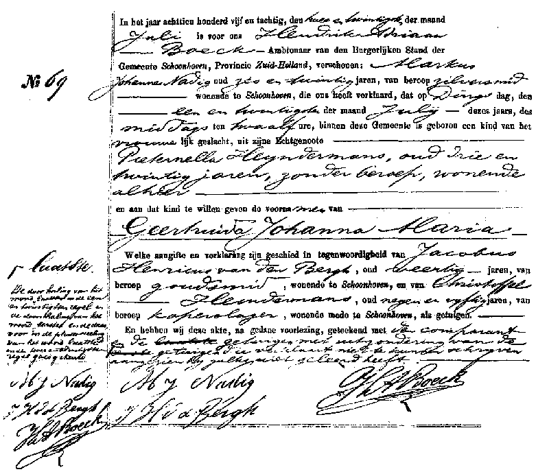 18850722 geb akte 69 Geertruida JM dv MJ Nadig - P Heijndermans